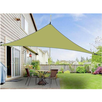 Rynx | Outdoor Sunshade Triangle Sky Screen Simple Sun Protection Canopy, Size:6X6X6M(Random Color)