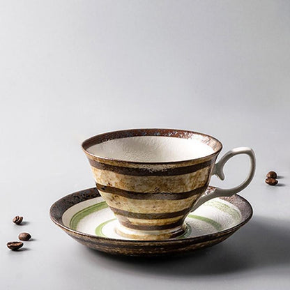 Rynx | 2-piece Set Stoneware Matcha Tea Cup and Plate