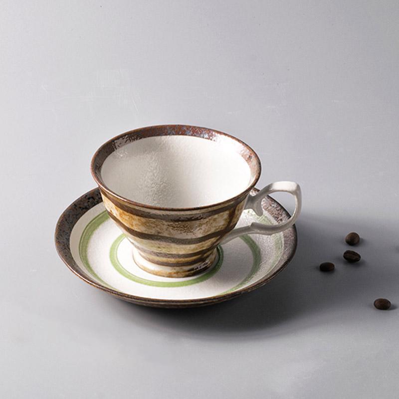 Rynx | 2-piece Set Stoneware Matcha Tea Cup and Plate