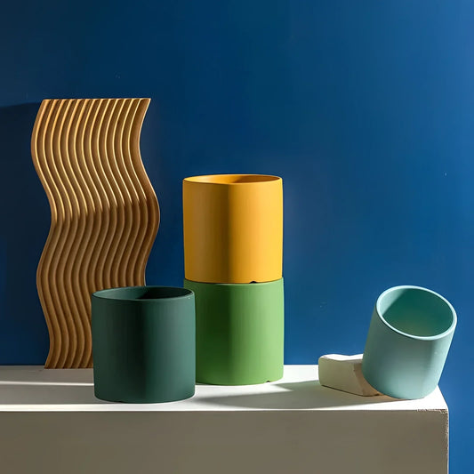 RYNX | Colorful Ceramic Planters: Vibrant Plant Pots for Modern Decoration