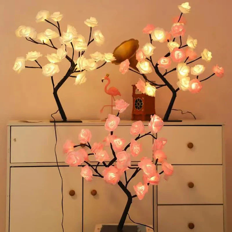 Rynx | RadiantRose - Illuminated Roses Table Lamp