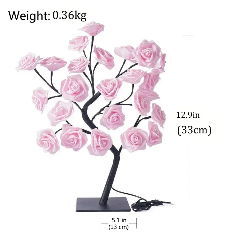 Rynx | RadiantRose - Illuminated Roses Table Lamp
