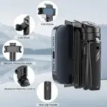 Rynx | Bag tripod with retractable handle and remote control