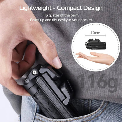 Rynx | Bag tripod with retractable handle and remote control