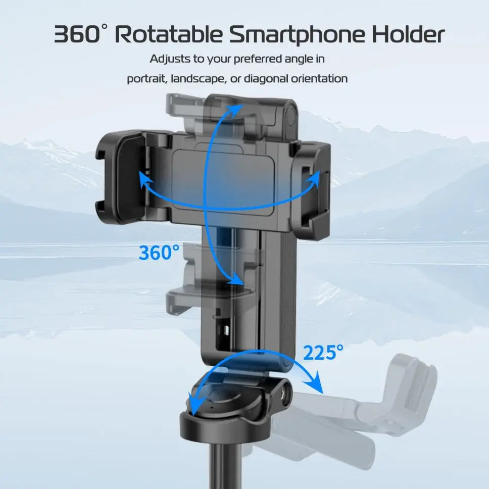 Rynx | Bag tripod with retractable handle and remote control