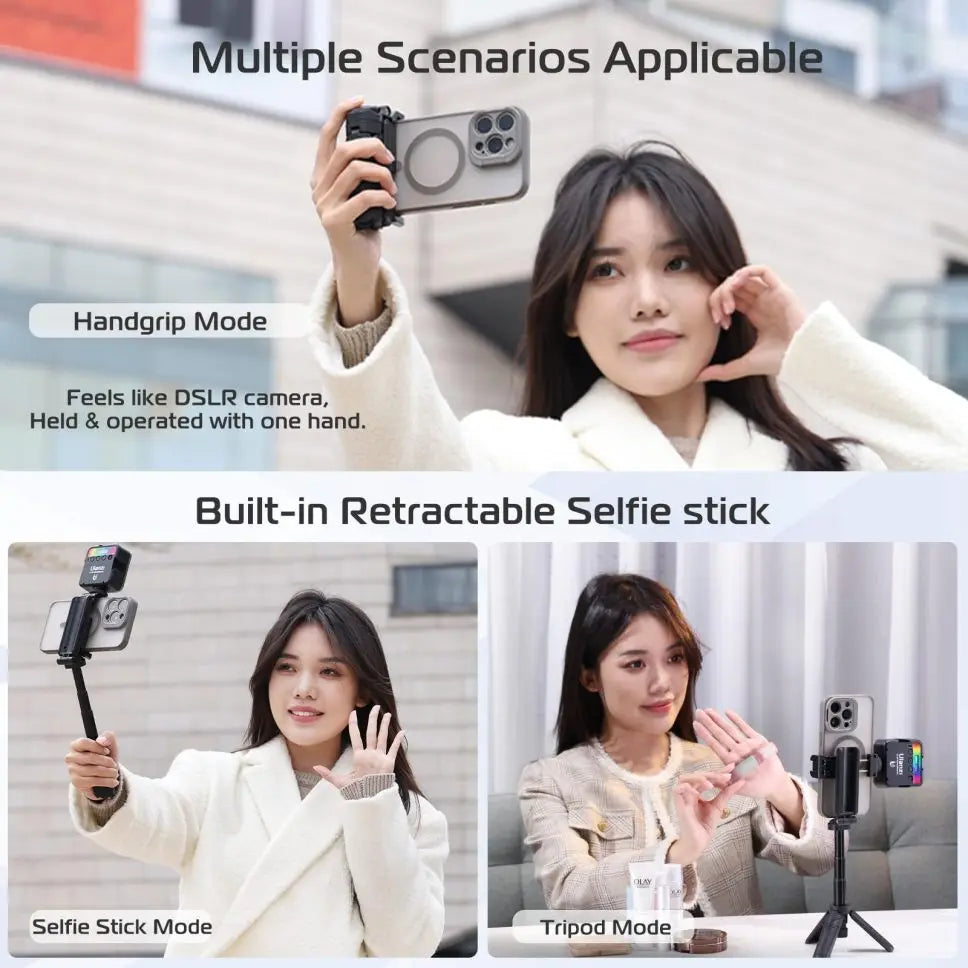 Rynx | Bag tripod with retractable handle and remote control