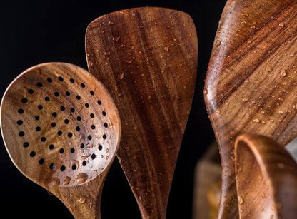 Rynx | Teak Wood Kitchen Utensil Set - Sustainable - Stylish - Functional
