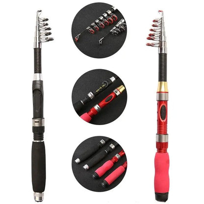 Rynx | Telescopic Fishing Rod – Compact & easy to transport
