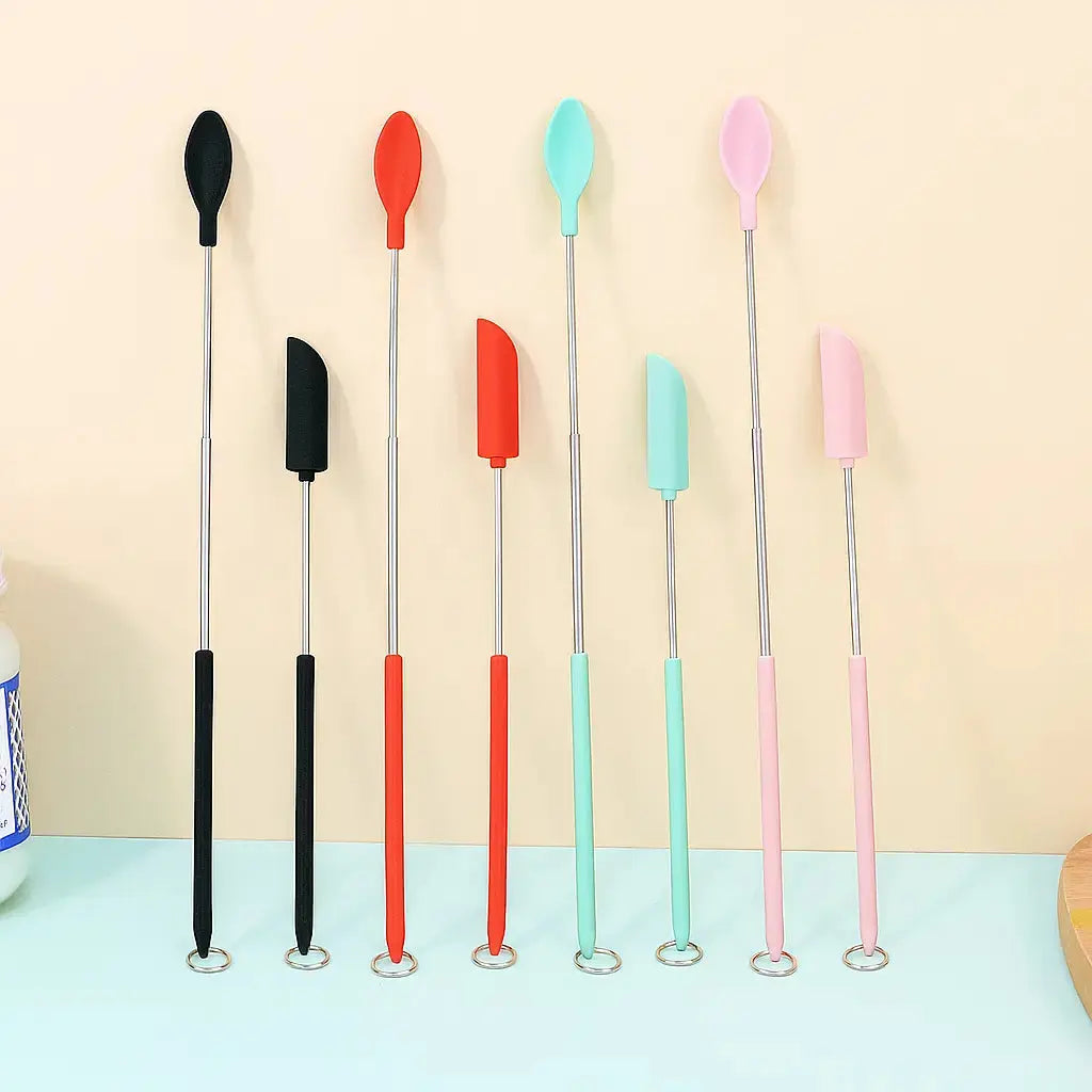 Rynx | Telescopic Silicone Scraper – Adjustable Kitchen Helper for Thorough Scraping