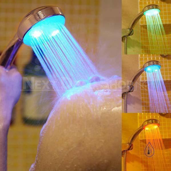 Rynx | Temperature controlled color changing shower head
