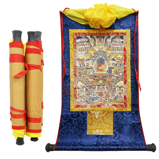 Rynx | Tibetan Thangkas Tibetan Hand-painted Buddhism Accessories Religious Scroll Painting Decoration Home