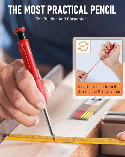 Rynx | Borehole carpenter pencil with refill set