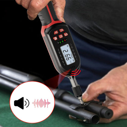 Rynx | Digital Torque Screwdriver 2.66-53.1 in-lbs/0.3-6 Nm Adjustable Screwdriver Torque Wrench Set with Buzzer/LED Indicator Notification