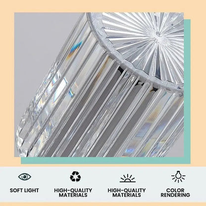 Rynx | Touch crystal lamp - 3-level dimmable light colors with elegant diamond cut!