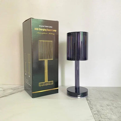 Rynx | Touch crystal lamp - 3-level dimmable light colors with elegant diamond cut!