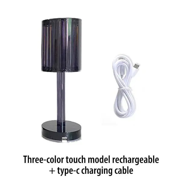 Rynx | Touch crystal lamp - 3-level dimmable light colors with elegant diamond cut!