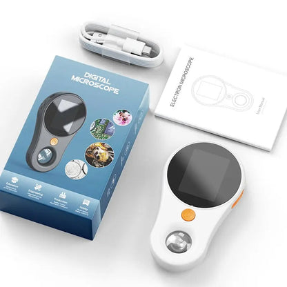 Rynx | Portable Digital Handheld Magnifier with 500x Magnification & 2" LCD