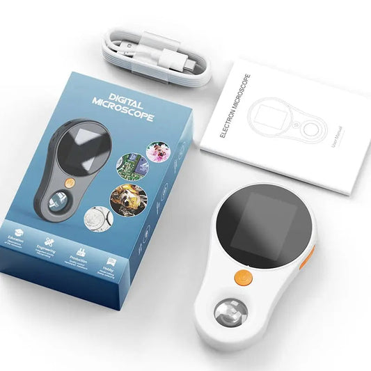 Rynx | Portable Digital Handheld Magnifier with 500x Magnification & 2" LCD