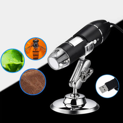 Rynx | Portable digital camera microscope with 1600x zoom