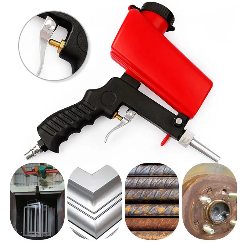 Rynx | Portable Handheld Pneumatic Sandblasting Gun – Powerful & Precise