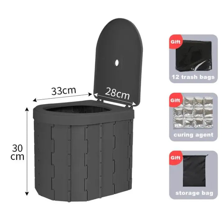 Rynx | Portable Folding Toilet for Outdoor & Emergencies