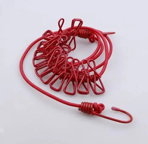 Rynx | Portable Clothesline with Clips – Ideal for Travel, Camping & Balcony