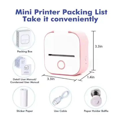 Rynx | Portable Mini Printer – Roll included