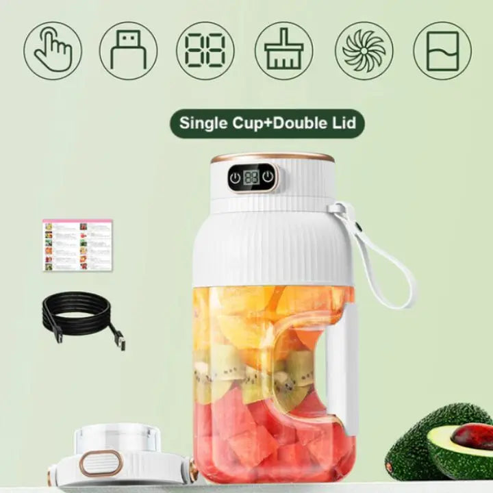 Rynx | Portable Mixer Cup with Digital Display