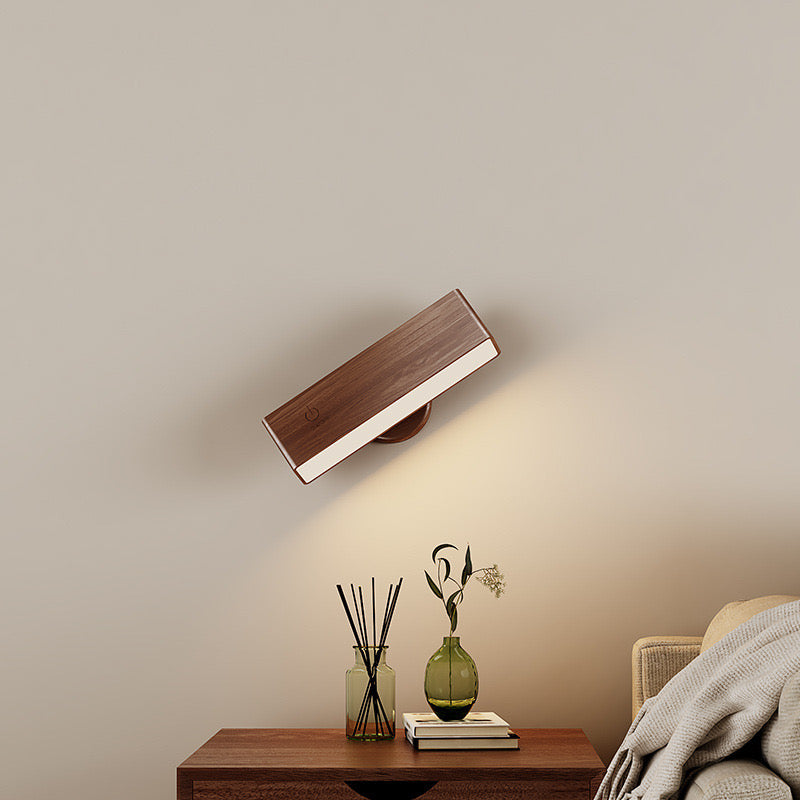 Rynx | Luma - Wireless Wall Light - Dark Birch Elegance