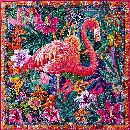 Rynx | Tropical Flamingo Quilt