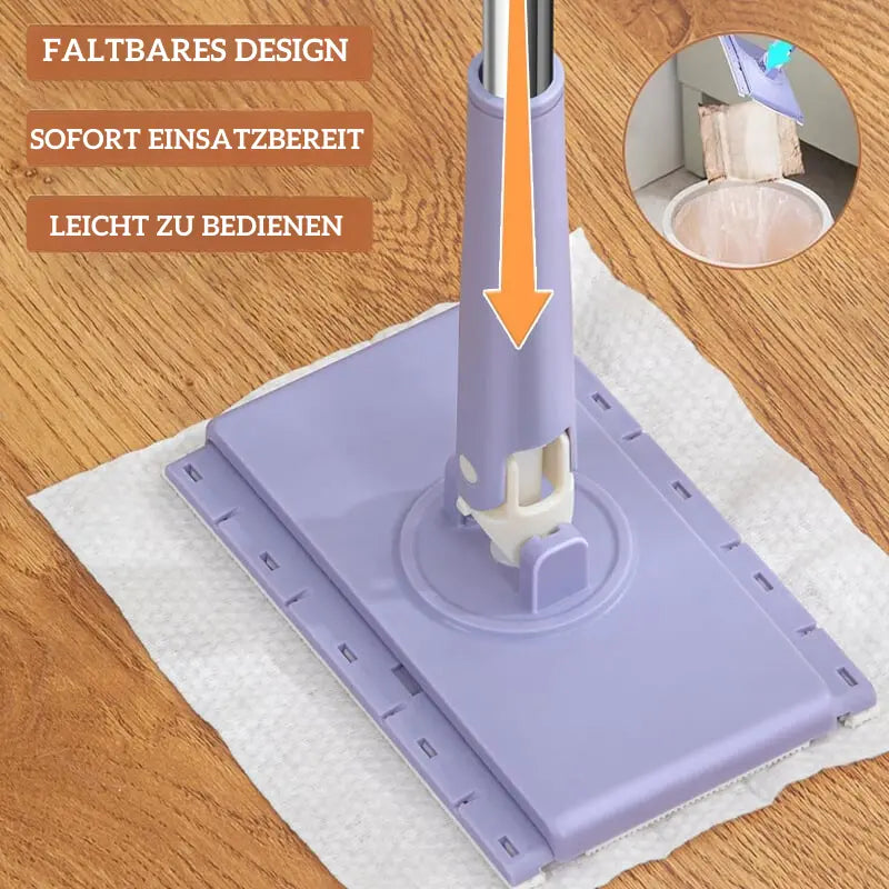 Rynx | Cloth Switching Mini Mop (With 100 Cleaning Sheets)