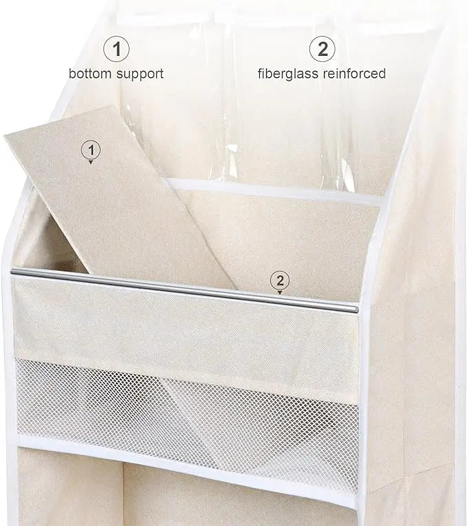 Rynx | Door Hanging Organizer with Mesh Compartments – 5-Tier Storage System