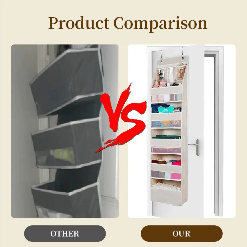Rynx | Door Hanging Organizer with Mesh Compartments – 5-Tier Storage System