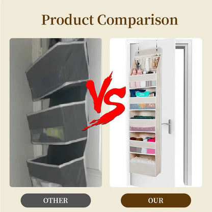 Rynx | Door Hanging Organizer with Mesh Compartments – 5-Tier Storage System