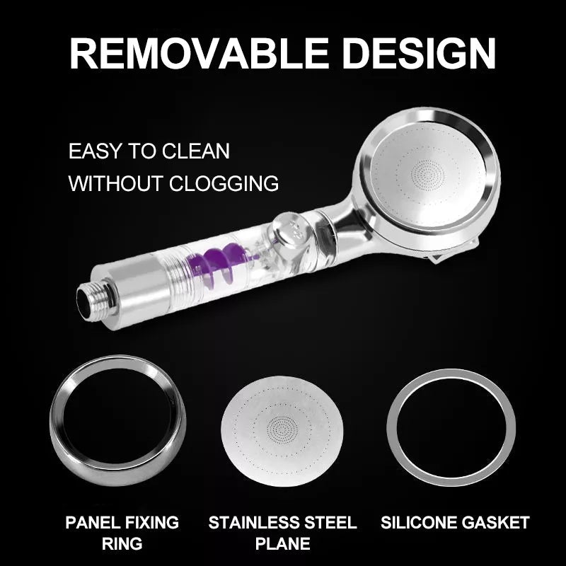 Rynx | 3 Mode Adjustable Turbo Showerhead