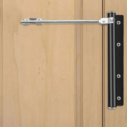 Rynx | Automatic door closer – Stainless steel, quiet, easy installation Black