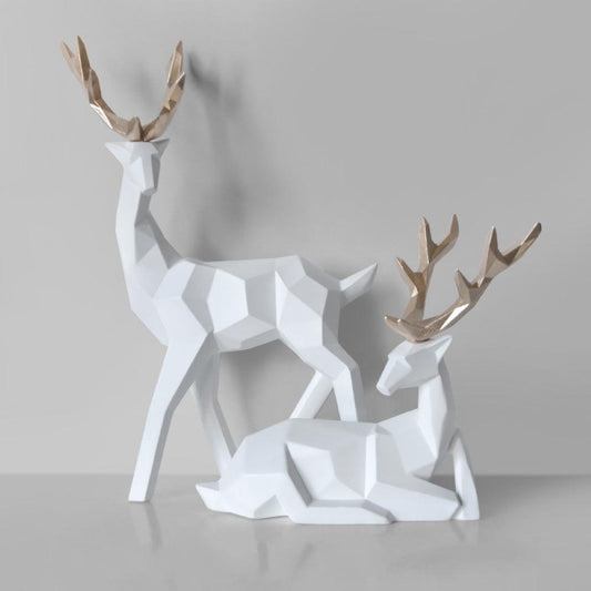 RYNX | Deers Resin Art Sculpture Home Decor