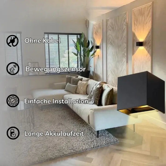 Rynx | USB Rechargeable Wall Light with Motion Sensor