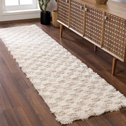 Rynx | Neutral checked carpet flooring