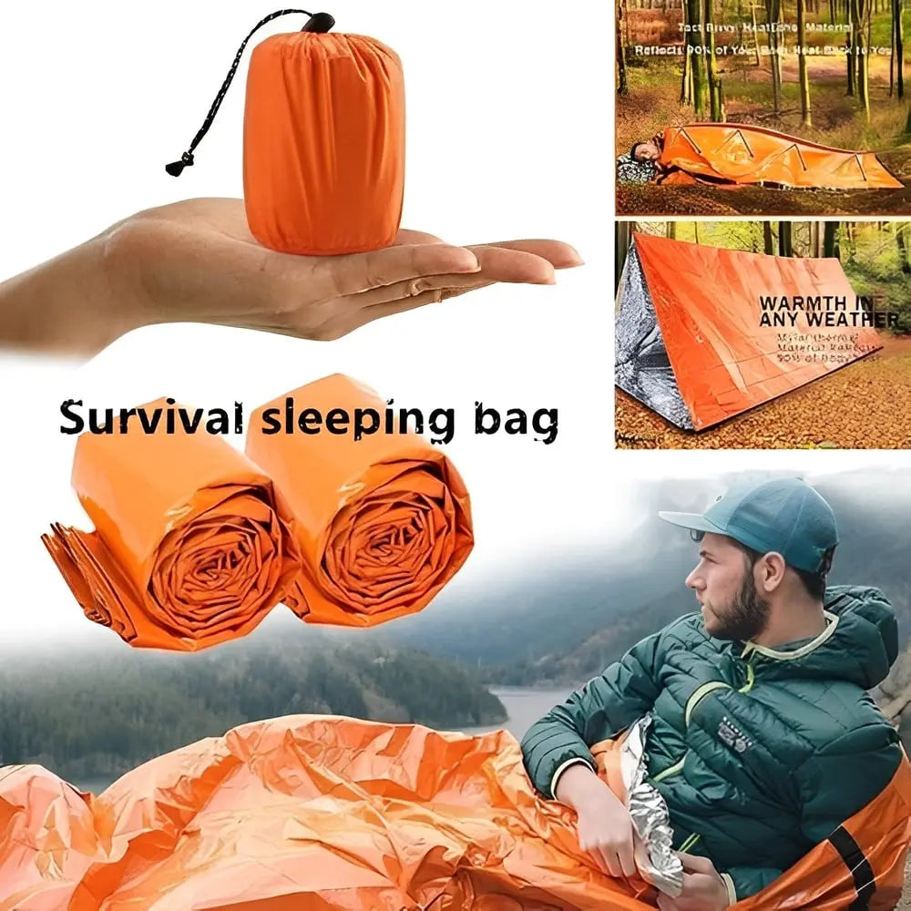 Rynx | Survival Sleeping Bag Ultralight – Fits in the Bag & Thermal Insulating