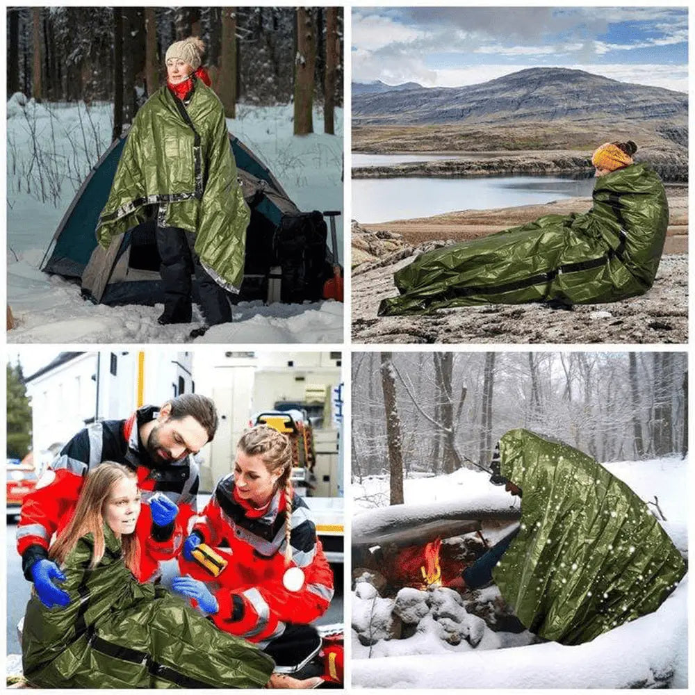Rynx | Survival Sleeping Bag Ultralight – Fits in the Bag & Thermal Insulating