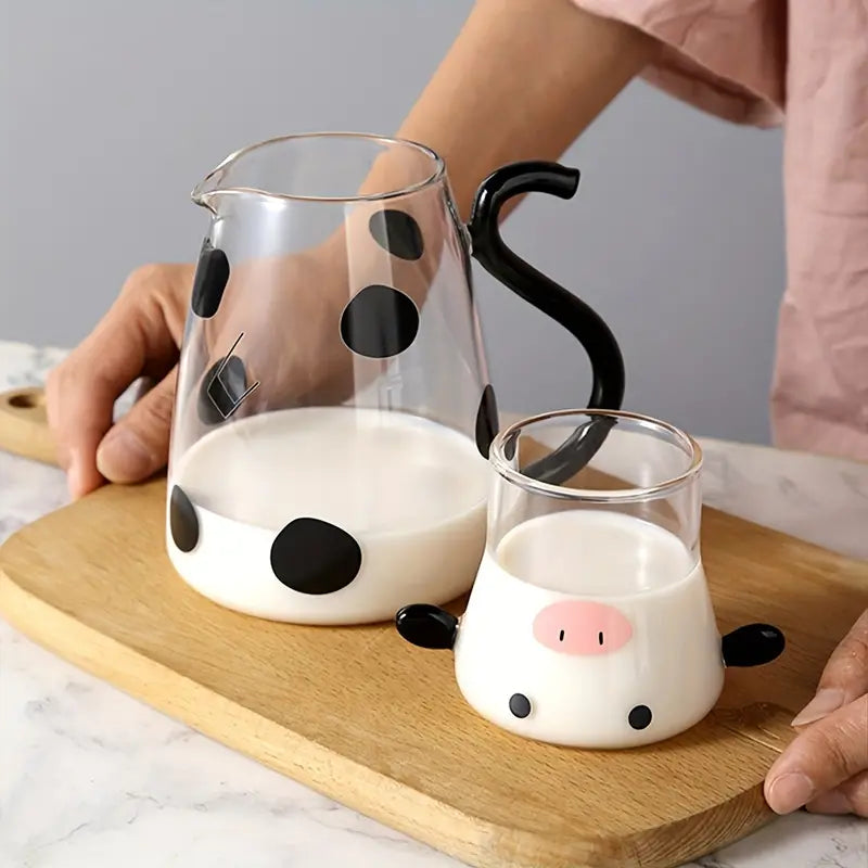 Rynx | Udderly Glass Kettle & Cup Set