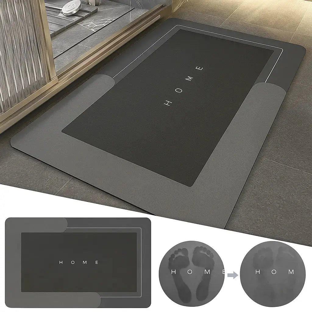 Rynx | Ultra-absorbent Bath Mat – Dries up to 5× faster than conventional mats