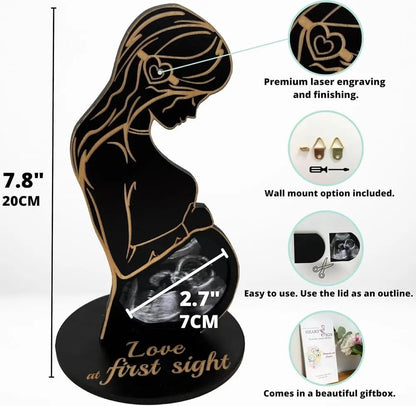 Rynx | Ultrasound picture frame pregnancy – Unique memory of the first glimpse of your baby