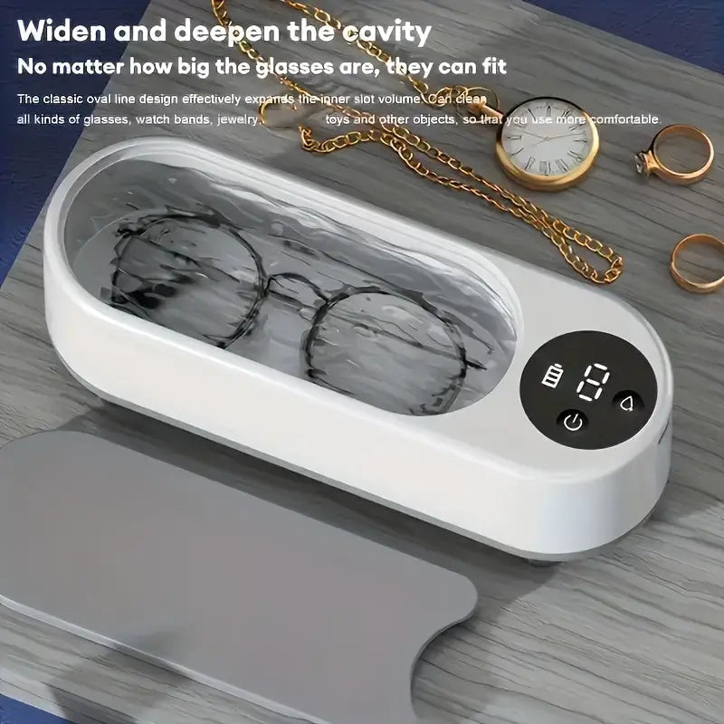 Rynx | Ultrasonic Deep Cleaning Device – For Jewelry, Glasses, Dentures, and Makeup Brushes