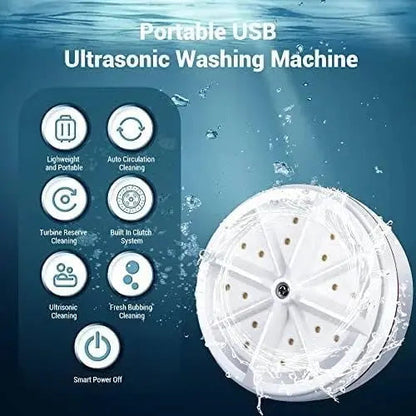 Rynx | Ultrasonic cleaner portable – For laundry & washing in bucket or sink
