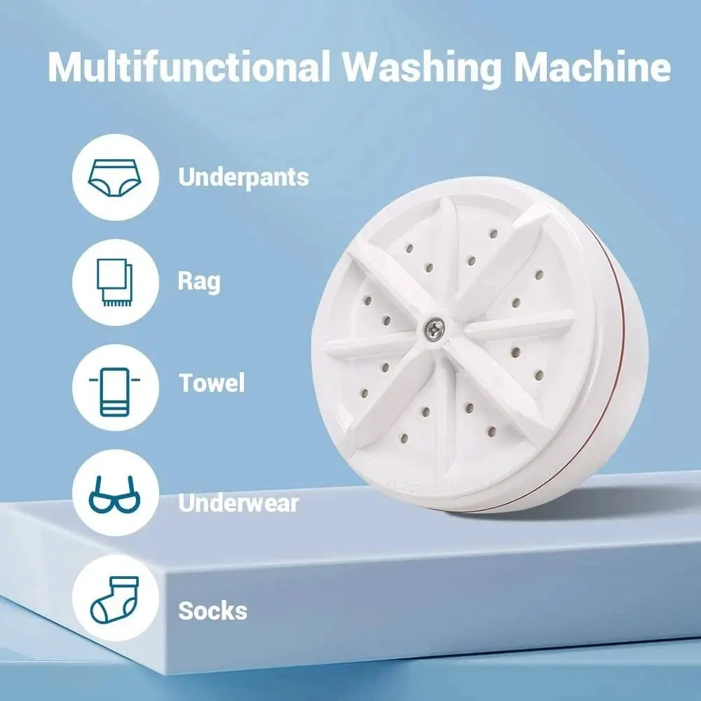 Rynx | Ultrasonic cleaner portable – For laundry & washing in bucket or sink