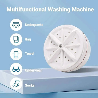 Rynx | Ultrasonic cleaner portable – For laundry & washing in bucket or sink