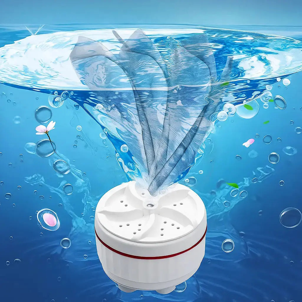 Rynx | Ultrasonic cleaner portable – For laundry & washing in bucket or sink