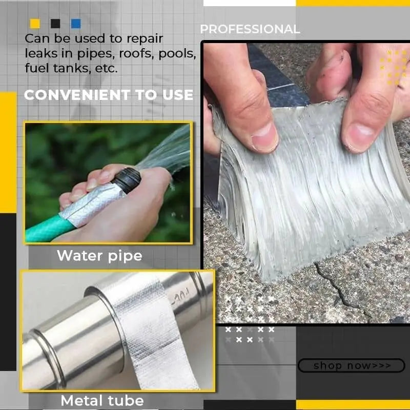 Rynx | Ultra-strong sealing tape – For pipes, roofs, pools & even the tank